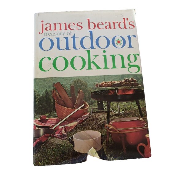 James Beard Cookbook Signed 1st Ed 1st Print 1960 Treasury Of Outdoor Cooking - Picture 1 of 11